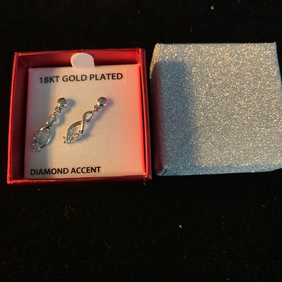 Genuine Diamond Earrings - Picture 4 of 4